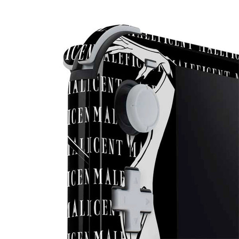 Disney Villains Maleficent Black and White Nintendo Switch Lite Skin
